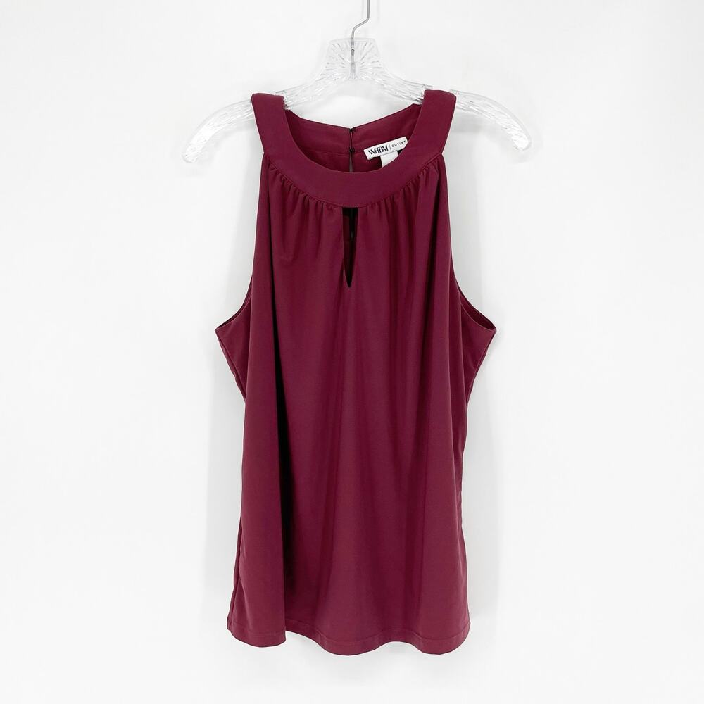 White House Black Market Sleeveless Keyhole Top Size XL